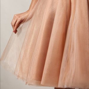 Rose Gold layered tulle skirt. Incredible. Size M